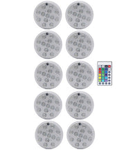 Load image into Gallery viewer, RGB Submersible Light with Magnet 13 LED Underwater Night Light Swimming Pool Light for Outdoor Vase Fish Tank Pond