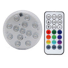 Load image into Gallery viewer, 2020 Upgrade Magnet RGB Submersible Light IP68 13LEDs Underwater Night Lamp Outdoor Vase Bowl Pond Swimming Pool Decor Lamp