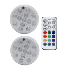 Load image into Gallery viewer, 2020 Upgrade Magnet RGB Submersible Light IP68 13LEDs Underwater Night Lamp Outdoor Vase Bowl Pond Swimming Pool Decor Lamp