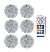 Load image into Gallery viewer, 2020 Upgrade Magnet RGB Submersible Light IP68 13LEDs Underwater Night Lamp Outdoor Vase Bowl Pond Swimming Pool Decor Lamp