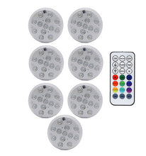 Load image into Gallery viewer, 2020 Upgrade Magnet RGB Submersible Light IP68 13LEDs Underwater Night Lamp Outdoor Vase Bowl Pond Swimming Pool Decor Lamp