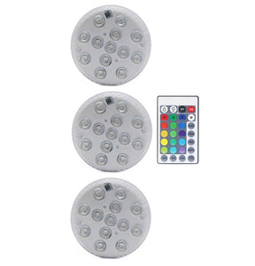 RGB Submersible Light with Magnet 13 LED Underwater Night Light Swimming Pool Light for Outdoor Vase Fish Tank Pond