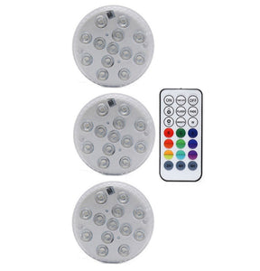 2020 Upgrade Magnet RGB Submersible Light IP68 13LEDs Underwater Night Lamp Outdoor Vase Bowl Pond Swimming Pool Decor Lamp