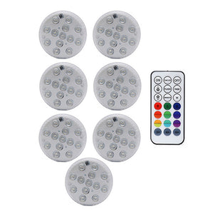 2020 Upgrade Magnet RGB Submersible Light IP68 13LEDs Underwater Night Lamp Outdoor Vase Bowl Pond Swimming Pool Decor Lamp