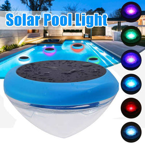 RGB Solar LED Floating Pool Light Solar Powered Colorful Swimming Underwater Lamp IPX6
