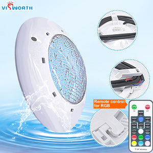 24W 36W UnderWater Light AC/DC 12V RGB+Remote Controller Outdoor Lighting IP68 Waterproof Swimming Pool Light Par56 Led Pond