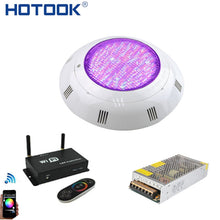 Load image into Gallery viewer, HOTOOK Underwater Light Wifi LED Swimming Pool Light IP68 35W RGB by Mobile Control with Transformer Kit For Pool PartyFountain
